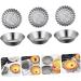 OUNONA 40 Pcs Egg Tart Mold Reusable Baking Molds Mini Pie Mini Chocolates Cheese Cake Molds Metal Muffin Tin Practical Fudge Molds Cake Mould Aluminum Alloy Stainless Steel Chrysanthemum 7X1.8CMx2pcs Silverx2pcs - Buy Online on GoSupps.com