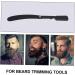Frcolor Engraved Manual Razor Holder - Foldable Shaver & Eyebrow Razor Stand - Black 14.5x2.5cm | Premium Man Tool Handle - Buy Online on GoSupps.com