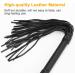 Zhichengbosi 40 cm Riding Crop Black Faux Leather Paddle Horse Crop and Riding Whip - Buy Online on GoSupps.com