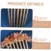 Gogogmee Opal Comb Styling Hair Clips Wedding Hair Accessories for Brides Floral Hair Clips Wedding Hair Clip Tooth Comb Hair Comb for Women Combs for Women Hair Styling Purple Alloy - Buy Online on GoSupps.com