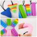 Silicon Block Bei ring Set | 8 Pieces Sensory Silicone Teething Rings for Kids | Safe for Boys & Girls with ADHD & Autism - Buy Online on GoSupps.com