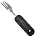 Rehabilitation Advantage Easy Grip Fork with Built-up Handle, Black