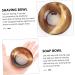 Doitool 3-Pack Handmade Unbreakable Shaving Bowls | Traditional Razor Foam Shells - Natural Shaving Cup 7.5x7.5cm - Buy Online on GoSupps.com
