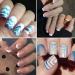 36 Sheets French Tip Nail Guides - 1158 Self-Adhesive Nail Design Stickers for DIY Nail Art | 17 Styles | International Shipping - Buy Online on GoSupps.com