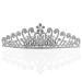 Frcolor Wedding Bridal Princess Rhinestone Tiara Crown with Comb