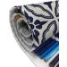 ABAKUHAUS Geometrico Roll Up Pencil Case Japanese Mandala Durable & Portable Pencil Organizer 36 Holes Blu Crema Scuro - Buy Online on GoSupps.com