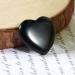Soulnioi Mini Obsidian Crystal Heart Stone - 20mm Tumbled Worry Stone for Reiki Therapy and Stress Relief - Buy Online on GoSupps.com