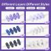 Beauty7 UV Nail Polish Set 6 Colours 7 ml Manicure Gift for Beginners Nail Art Salon DIY Gel Polish Shellac Nail Polish UV Gel Set for Nail Design Misty Ice - Buy Online on GoSupps.com