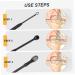 HOLIDYOYO 6-Piece Portable Ear Cleaning Tool Set Steel Ear Wax Remover Spiral Spring Cleaner for Household Use Safe and Gentle Wax Removal - Buy Online on GoSupps.com