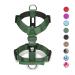 Tspro tactical dog base with handle 3.3 cm wide military quality thick padded and robust quick-release belt snap suitable for small dogs green (for 14-23 kg dogs green-s) S- (dog weight 14-23 kg)3.3cm Width-Gr n