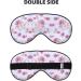 Red Roses Floral Print Silk Eye Mask - Night Light Blocking Blindfold for Men & Women - Buy Online on GoSupps.com