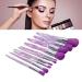 Purple Lightweight Soft Blush Makeup Brush Set | Perfect for Daily Use | International Shipping - Buy Online on GoSupps.com