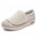 Yytcsjz Diabetic Orthopedic Shoe Wide Slip-Resistant Slippers for Seniors Comfortable for Diabetic Edema Plantar Fasciitis Bunions Arthritis Swollen Feet (Color : Beige Foot Length : 27.5cm)