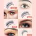 Self Adhesive Eyelashes - 2 PCS Reusable Natural Look Eyelashes with Applicator Tweezers | Long Style False Lashes (#036 - Buy Online on GoSupps.com