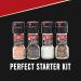 McCormick Salt & Pepper Grinder Variety Pack (Himalayan Pink Salt  Sea Salt  Black Peppercorn  Peppercorn Medley)  0.05 lb - Buy Online on GoSupps.com