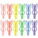 12 PCS Matte Hair Clip Cute Rabbit Hairpins Non Slip Hair Barrettes Alligator Hair Clips Colorful Clips for Thick Hair Accessories for Birthday Christmas Valentines Day Gifts