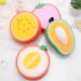 COHEALI Fruit Shaped Bath Sponge Set - 4pcs Exfoliating Shower Sponges for Body and Back Cleaning (Mango, Honeydew Melon, Orange, Strawberry) - Buy Online on GoSupps.com