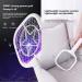 Small Portable Electric Mosquito Swatter Mosquito Racket Physical Summer Fly Swatter Trap Household Bug Zapper Insect Control White - Buy Online on GoSupps.com