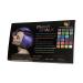 24 Piece Hair Chalk Vibrant Colours Temporary Hair Dye Gloves & Cape Included