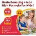Liquid Iron Supplement for Kids Kids Multivitamin with Iron Drops with Zinc Vitamin B Complex Folate - Support Blood Builder & Energy Iron Deficiency for Women Men Vegan Strawberry 2 Fl Oz - Buy Online on GoSupps.com