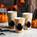Halloween Disposable Paper Coffee Cups Bulk 50 Pack Leak-Resistant 12 oz Hot and Cold Cups for Restaurants and Parties Spider - Buy Online on GoSupps.com
