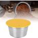  Semme Semme Gusto Dolce Capsules Rechargeable Pods Refillable Coffee Capsules Casse Pous (YELLOW) - Buy Online on GoSupps.com
