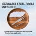 Temporary Tooth Repair Kit - Moldable Denture Beads Tweezers & Tools for DIY Dental Fixes - 50g - Buy Online on GoSupps.com