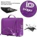 Large Waterproof Travel Toiletry Bag for Women and Men - Purple Hanging Toiletry Organizer for Bathroom and Travel - Makeup Bag Included - Buy Online on GoSupps.com