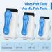 AQQA Aquarium Magnet Glass Cleaner Dolphin Series-Fish Tank Algae Scraper Brush Cleaner for Glass or Acrylic 2 Detachable Blades Floating Cleaning Tool (S(1/8"-1/4")) - Buy Online on GoSupps.com