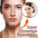 Super Coverage Foundation with Buffing Brush Hydrating Liquid Foundation Full Coverage Foundation Makeup With Skin Buffing Brush Natural Foundation Makeup - Buy Online on GoSupps.com