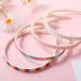 WLLHYF Glitter Headband 4pcs Plastic Sparkly Cute Non Slip Chunky Hairbands Thick Bling Confetti Rainbow Hair Bands with Teeth Little Girls Colorful Hair Accessories Rainbow color - Buy Online on GoSupps.com