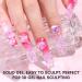 Makartt Solid Gel Builder for Nails 15ml Pink Glitter Nail Extension 3D Gel Sculpting Nail Art UV Nail Glue for Press on Nails Rhinestone Gel Molding Lamp Cured Twinkling Ballet - Buy Online on GoSupps.com