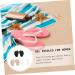 NOLITOY Forefoot Pad Stickers | 12 Pairs Gel Insoles & Toe Protectors for Flip-Flops & Sandals | Non-Slip Foot Protection - Buy Online on GoSupps.com