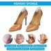 WLLHYF 5D Heel Grips - 2 Pairs - Prevent Heel Pain - Cushions Inserts for Loose Shoes - Men and Women - Reusable Liners - Buy Online on GoSupps.com
