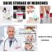 Insulin Cooler Refrigerated Box Mini Drug Constant Temperature Refrigerator Drug Reefer 2-8 for Insulin Serum Eye Drops Storage Champagnegold-220V-Battery*1 Battery*1 Champagnegold - Buy Online on GoSupps.com