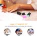 Frcolor 3 Piece Nail Stamp Set - 4 Design Stamp Scrapers | Nail Art Accessories for Creative Manicures - Buy Online on GoSupps.com