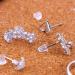 Yalis Clear Silicone Earring Backs 1200 Pieces - Bullet Clutch for Secure Earring Fastening - Buy Online on GoSupps.com