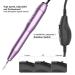 AIRSEE Portable Electric Nail Drill Kit for Acrylic Gel Nails - 11Pcs Bits, 56 Sanding Bands - Purple - Buy Online on GoSupps.com