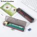 Yeeco Toothbrush Case - 2 Pack Transparent Black Travel Holder | Portable Plastic Toothbrush Case 20 x 4.7 x 3 cm for International Shipping - Buy Online on GoSupps.com