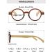 Lanomi Retro Reading Glasses for Men & Women - Vintage Wood & Iron Visual Aid - 2.0x Magnification - No Blue Light Filter - Buy Online on GoSupps.com