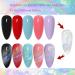 15ml/0.5fl oz Holographic 9D Cat Eye Gel Polish with Magnetic Stick - Shiny Glitter Soak Off Nail Polish for Nail Salon - Buy Online on GoSupps.com