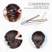 JASVERLIN U Shaped Hair Pin Silver Bun Pins for Women - 100pcs | Curly Hair Bobby Pins for Wedding & Dance - Buy Online on GoSupps.com