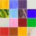 Wecrejoni 16 Sheets Variety Stained Glass 4x4 - Cathedral Art Glass Mixed Textures for Stained Glass Crafts - Mashup 1 - Buy Online on GoSupps.com