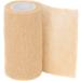 Self Adherent Cohesive Wrap Bandages 4 x 5 Yards - 6 Count Pack - First Aid for Sprains, Swelling, Sports, Pets - Tan - Buy Online on GoSupps.com