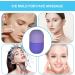 Ice-Roller for Face and Eye Ice Face Roller Facial Ice-Roller Skin Care Reusable Silicone Mold for Shrink Pore Reduce Puffiness Improve Skin Elasticity Striped Purple - Buy Online on GoSupps.com