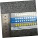 Clispeed Tooth Color Card - 20 Piece Set for Accurate Tooth Shade Matching | Bleached & Natural Tones | Frosted PVC Chart for Dental Professionals | Ideal for Oral Deliveries | Enhance Your Smile with Precision - Buy Online on GoSupps.com