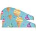 Super Absorbent Colored Ice Cream Hair Towels - 2 Pack Quick Dry Hair Turbans for Women & Girls - Buy Online on GoSupps.com