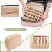 YARWO Nail Polish Carrying Bag - Holds 24 Bottles - Travel Storage Organizer - Dusty Rose - (Bag Only) - Buy Online on GoSupps.com