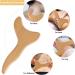 2 Pcs Wooden Gua Sha Tools for Lymphatic Drainage and Anti-Cellulite Massage - Machomby Wood Therapy - Buy Online on GoSupps.com