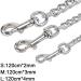 Petom Strong Metal Dog Leash - 120cm with PU Leather & Padded Handle for All Dog Sizes - Buy Online on GoSupps.com
